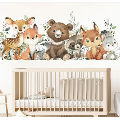 Cucut® - Decoración pared - Animales del bosque